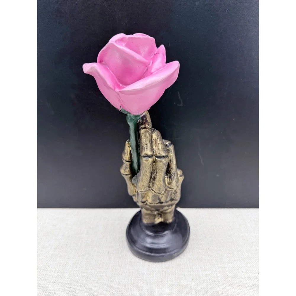 Skeleton Hand Holding Rose Halloween Decor Ashland‎ Gothic Tabletop